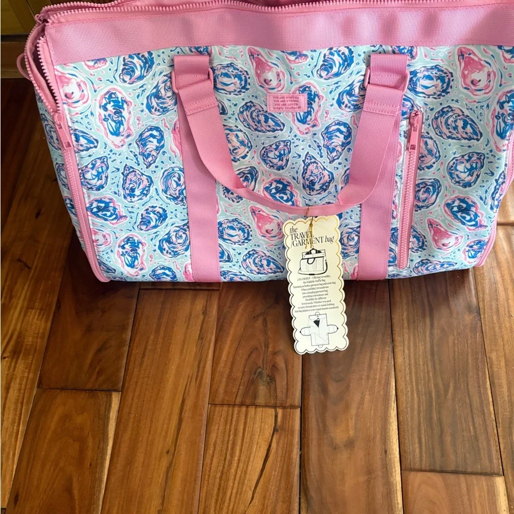 Simply Southern Pink and Blue Travel Bag - Picture 4 of 4